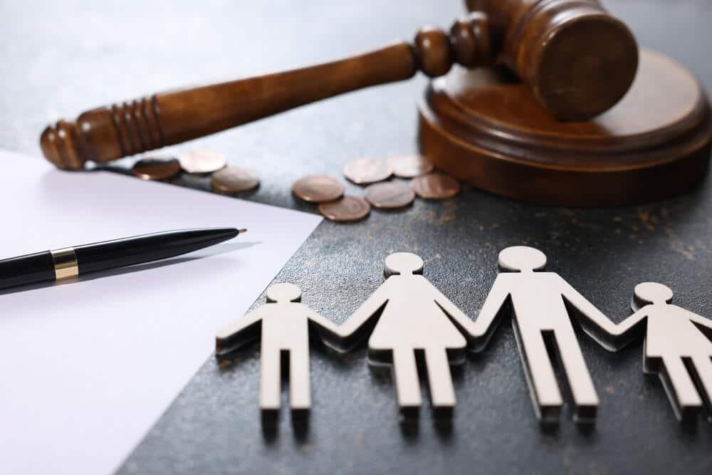 Family law child support documents parents